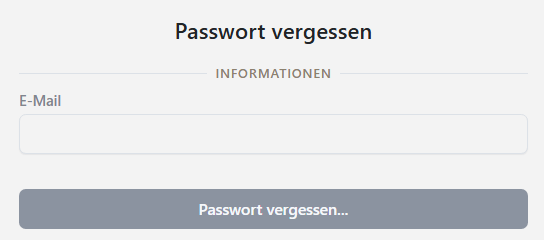 ein neues Passwort anfordern